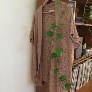 Sonoma •lacy, short sleeve, cardigan•
